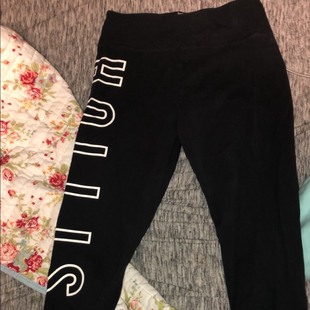 hollister black loggings